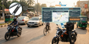EasyTrax Bike Shield GPS tracker for motorcycles and bicycles with unified platform and BTRC-approved 4G connectivity in Bangladesh